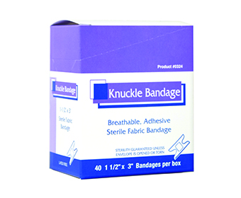0716 Heavy Woven Elastic Knuckle Bandage Latex Free 40 Ea. Per Box