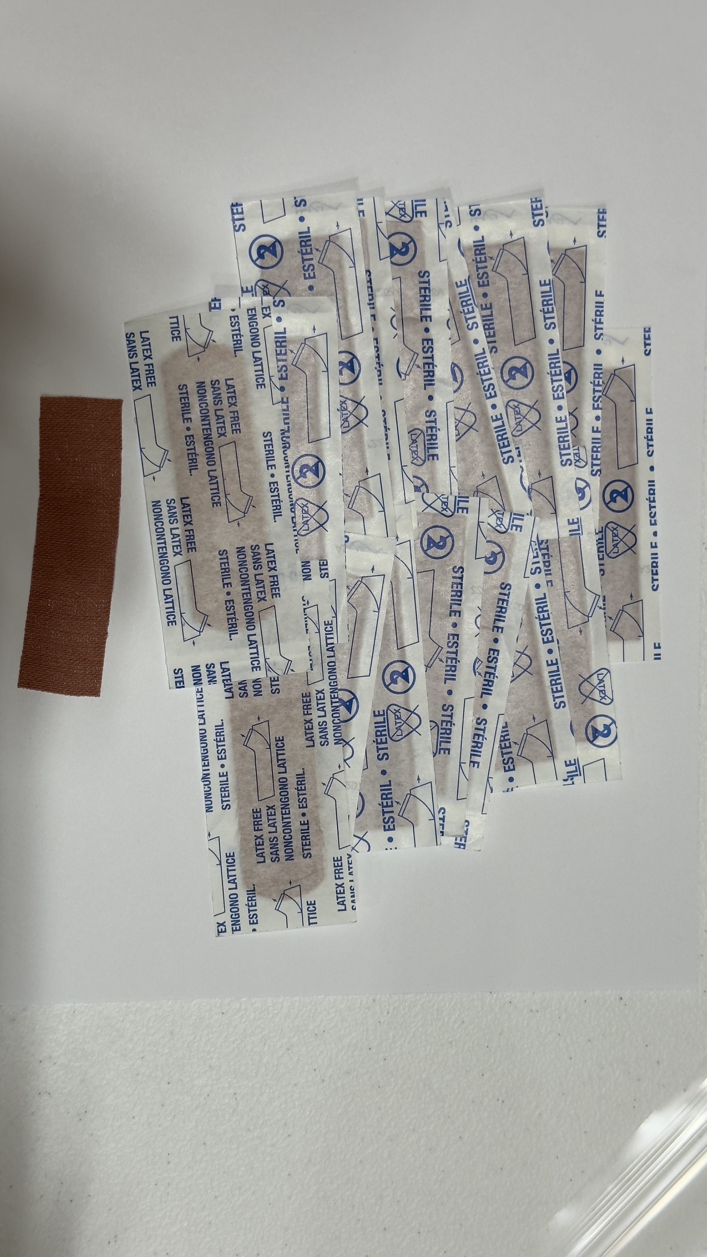 0312 Sm Pack Elastic Strip Latex Free