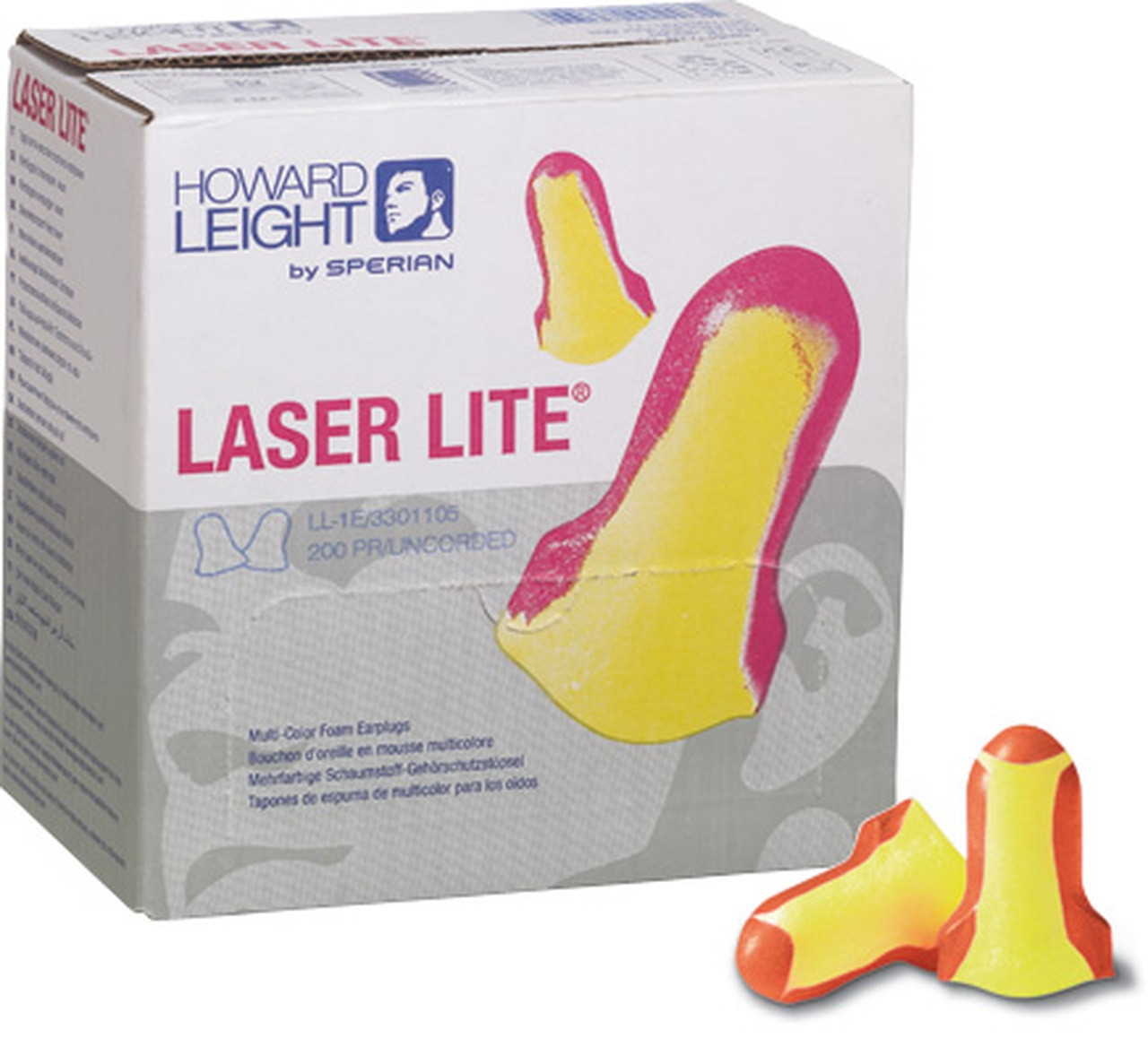 LL-1 Laser Lite Disposable Earplug UnCrdd