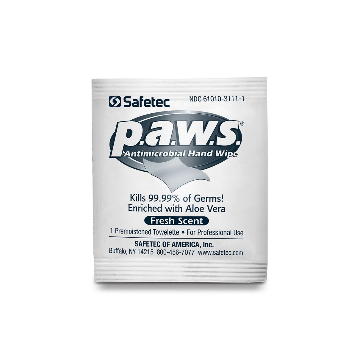 0692 P.A.W.S Antimicrobial Wipes 5 Pk/Bg