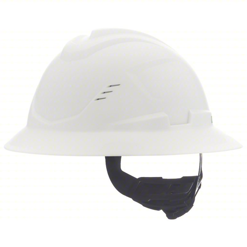 C110215828V V-Gard® C1™ Hard Hat, Fas-Trac® III 4 Point Ratchet, Vented, White
