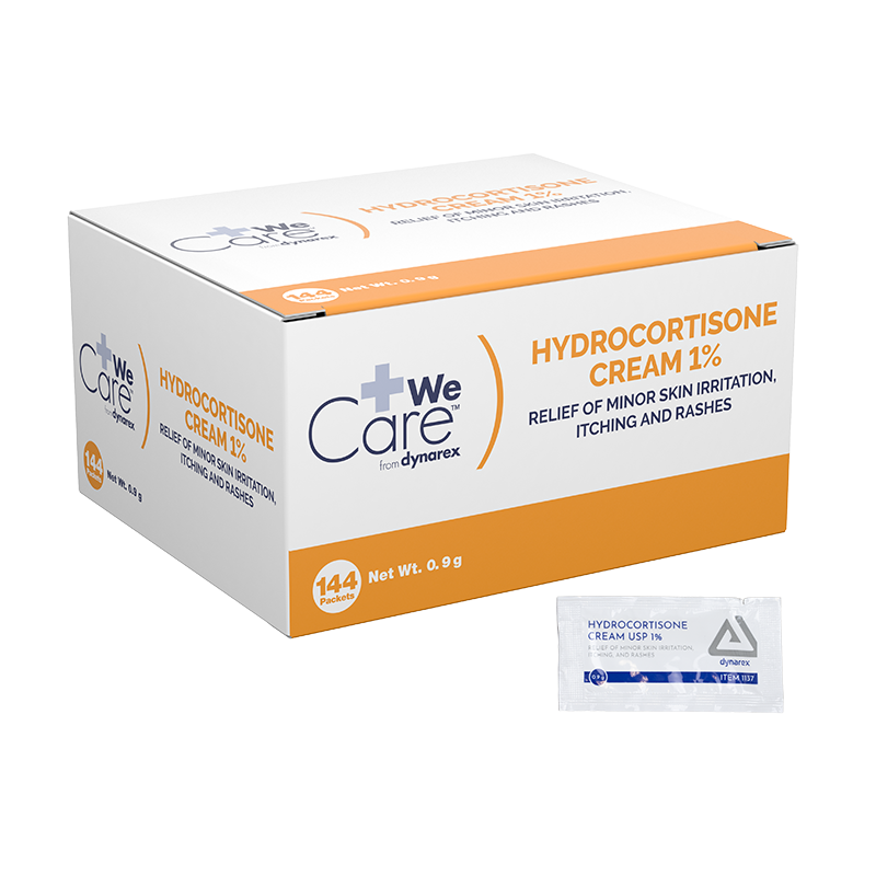 1015 Hydrocortisone Cream 1% 1/32 0.9g 144 Ct. Per Bx.