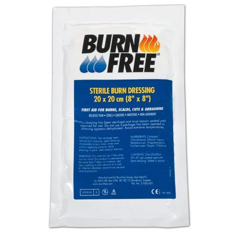 2654 BurnFree Burn Dressing Pad 8" X 8"