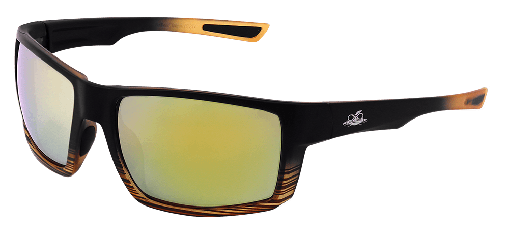 BH26719PFT Sawfish™ Gold Mirror PFT Polarized Safety Glasses