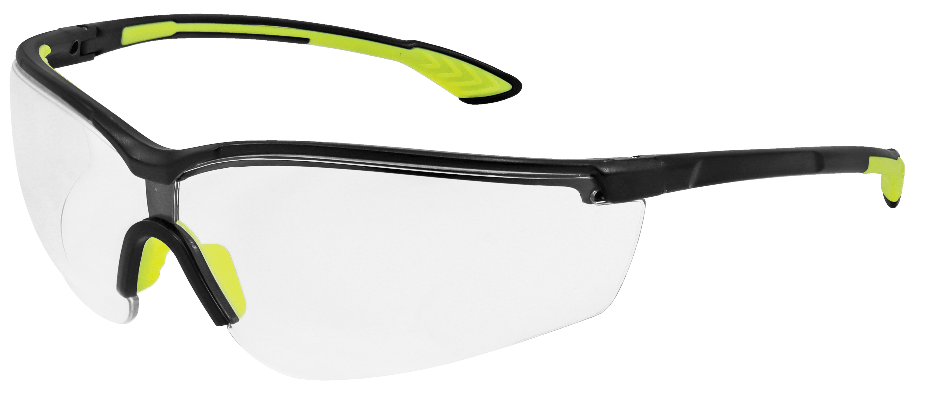 BH3451PFT Chromis™ Clear Performance Fog Technology Lens, Shiny Black Frame Safety Glasses