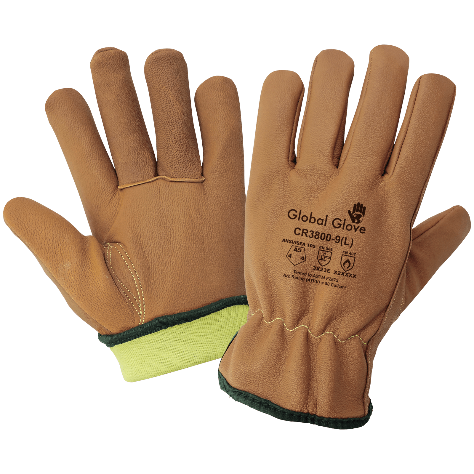 CR3800-9 FR Aralene® Goatskin, Cut 5 Work Gloves