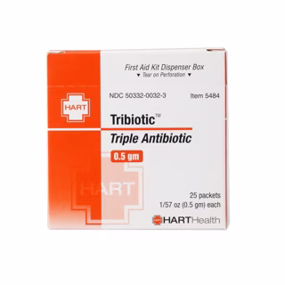 Triple Antibiotic Ointment, 0.5 g foil packet  Sm pk. 10 ea.