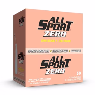 All Sport Zero Sugar-Free Powder Drink Mix, Peach Mango Flavor
