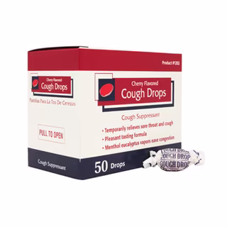Sm Bx Cough Drops Cherry 50 Ct