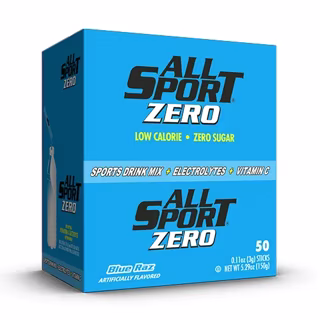 All Sport Zero Sugar-Free Powder Drink Mix, Blue Raspberry Flavor