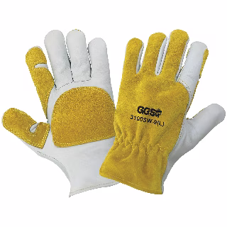 Premium Cowhide Drivers Spot Welding Gloves