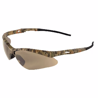 Spearfish® Brown Anti-Fog Lens, Camouflage Frame Safety Glasses