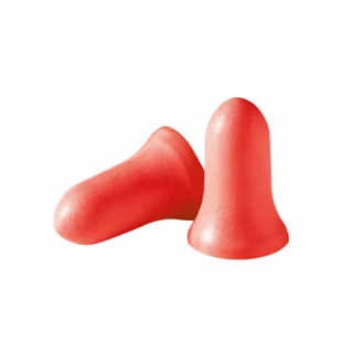 MAXIMUM Disposable Earplugs, Foam, Coral, Uncorded