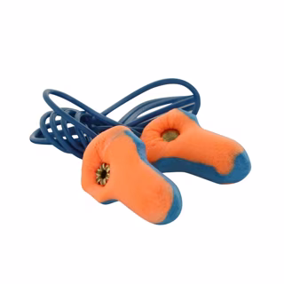 Laser Trak Orange and Blue Metal Detectable Earplugs