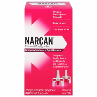 NARCAN 2 Mist Sprayer 4mg ea.