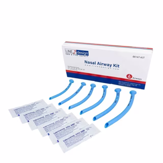 Nasopharyngeal (Nasal) Airway Kit, 6 pcs