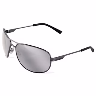 Acero® Silver Mirror Lens, Gunmetal Frame Safety Glasses