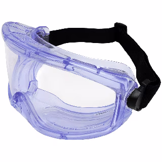 BG3 Clear Anti-Fog Slotted Indirect Vented Wide-View Chemical Splash Goggles