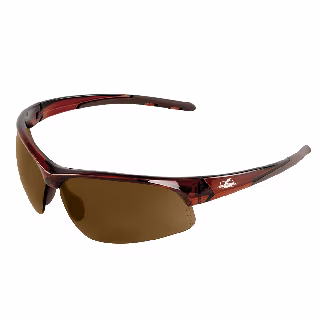 Wahoo® Brown Lens, Crystal Brown Frame Safety Glasses