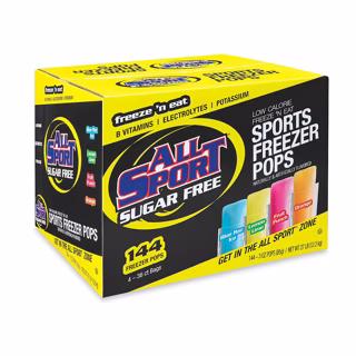 All Sport Zero Sugar-Free Freezer Pops 144 Count