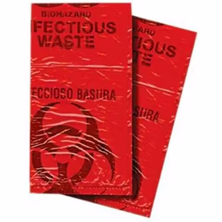 Rack Sack Biohazard Disposable 1 Gallon Bag