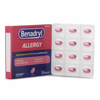 Benadry 25mg OTC Tablet 24 Ct
