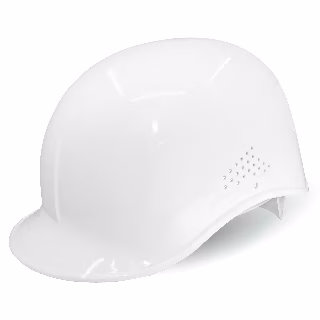  Bullhead Safety™ Head Protection - White bump cap