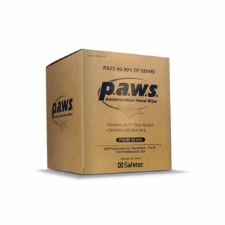 P.A.W.S. Antimicrobial Wipes 100/Box