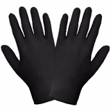 Nitrile, Powder-Free, Disposable Gloves 5 Mil Black