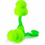 Glide® Foam No Roll Twist-In Earplugs, Green, Uncorded