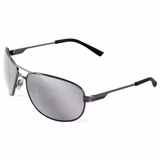 Acero® Silver Mirror Lens, Gunmetal Frame Safety Glasses