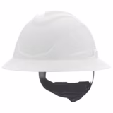 V-Gard® C1™ Hard Hat, Fas-Trac® III 4 Point Ratchet, Non-Vented, White