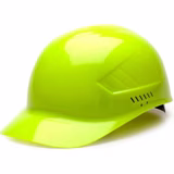 Hi Vis Lime Ridgeline Bump Cap 4 Point